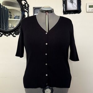 Short sleeve cardigan